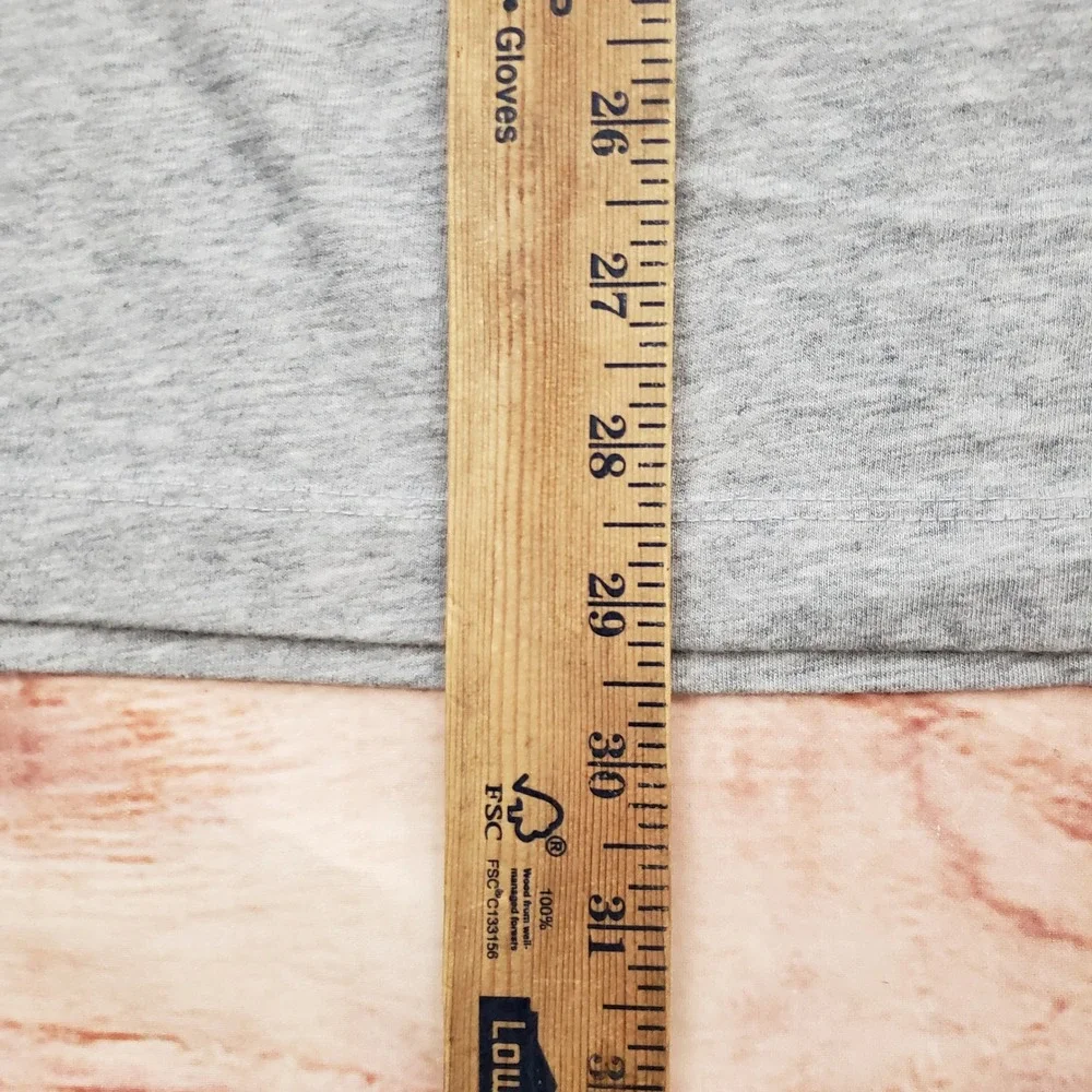 True‎ Religion Shirt Mens XL Heather Gray Graphic Long Sleeve Tee Horseshoe Logo